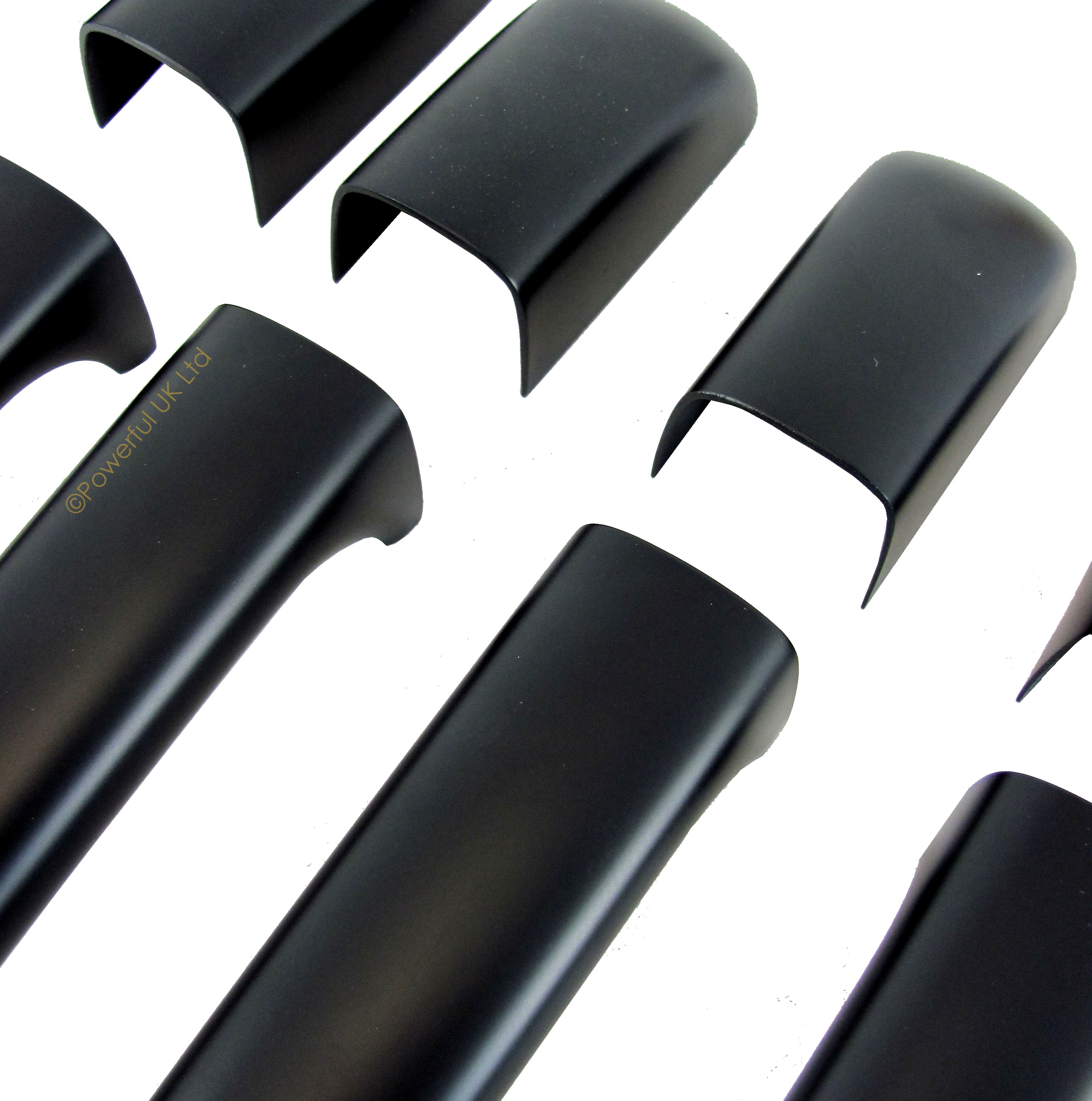 Satin Black door handle cover kit for Land Rover Discovery II 2 TD5 V8